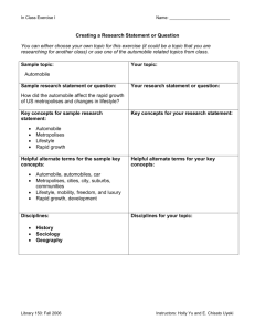 STEP ICreating a Research Statement or Question