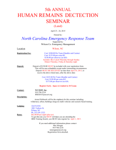 Flyer - North Carolina Canine Emergency Response Team