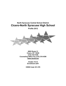 School Profile - North Syracuse Central School District