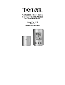 Indoor / Outdoor - Taylor Precision Products