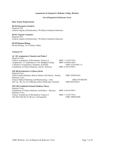 List of Required & Reference Texts