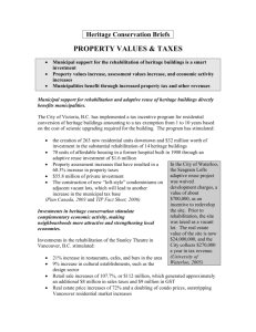 Property values and taxes