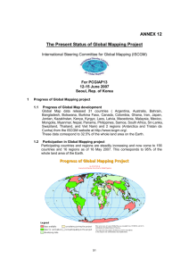 The Present Status of Global Mapping Project - UN-GGIM-AP