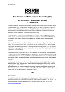 PR 2012.02.07 Press statement from British Society for