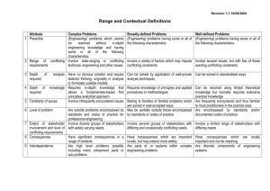 Range and Contextual Definitions