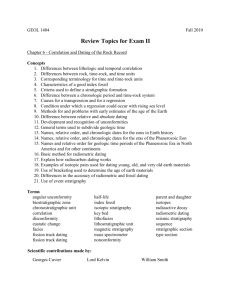 Review Topics for Exam II