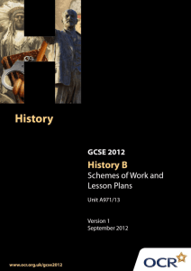 The USA 1919-1941 - Sample scheme of work and lesson plan