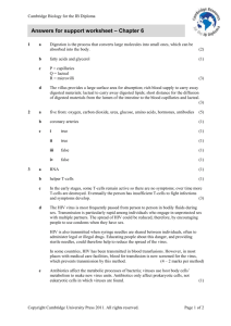 Answers for support worksheet – Chapter 6