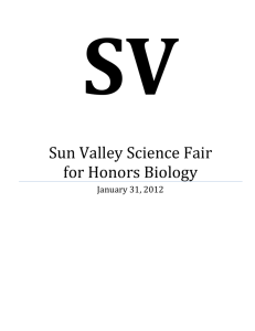 Father Judge Science Fair for Grades 5-8