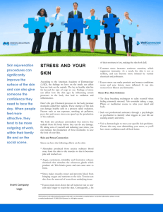 Stress and Your Skin
