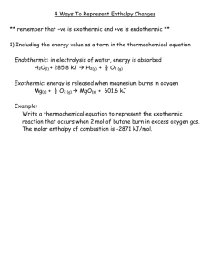 4 Ways To Represent Enthalpy Changes