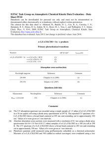 Data Sheet PF10 - IUPAC Task Group on Atmospheric Chemical