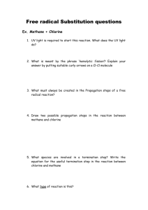 Free radical reactions : Questions
