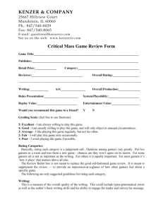 the Critical Mass Review Form