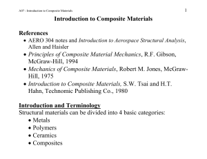 A07, Introduction to Composite Materials