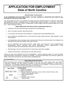 Application - North Carolina State Ports Authority