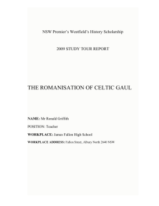 The Romanisation of Celtic Gaul