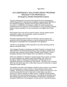 2003 emergency shelter grant program