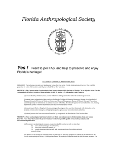downloadable form - Florida Anthropological Society