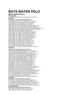 boys water polo - CIF San Diego Section