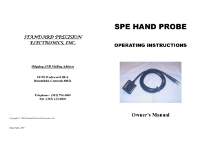 STANDARD PRECISION ELECTRONICS, INC