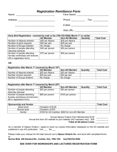Registration Remittance Form