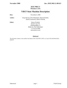 2 vDCF State Machine Description