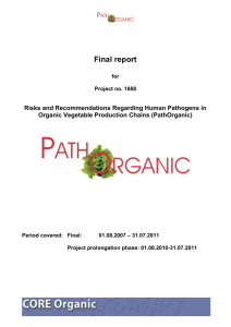 Final Report - Organic Eprints