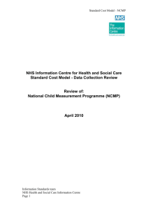Review of: National Child Measurement Programme