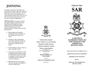 sbc-sar_brochure - Saratoga Battle Chapter