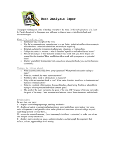 Book Analysis Paper
