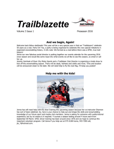 Trailblazette - Sault Trailblazers Snowmobile Club