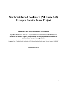 North Wildwood Blvd Terrapin Fence Proposal