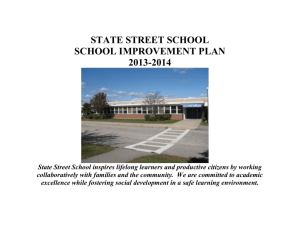 Action Plan Template - State Street Elementary School