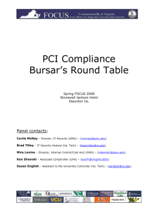 PCI Compliance Roundtable