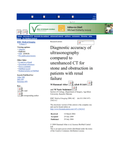 BioMed Central | Full text | Diagnostic accuracy of ultrasonography