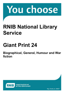 Biographical, general, humour, war fiction book list for giant