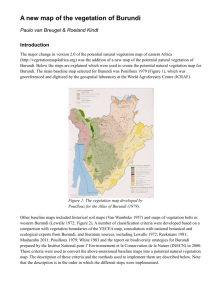 Changes in version 2_0_Burundi.do - Potential vegetation map for