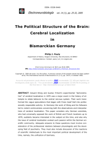 The Political Structure of the Brain: Cerebral Localization in