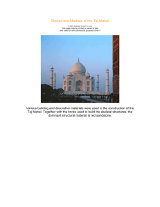 Stones and Marbles of the Taj Mahal © 2002 Armchair Travel Co