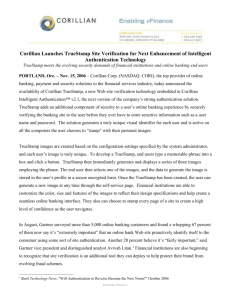 Corillian Launches Next Iteration of Intelligent