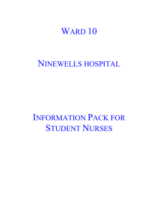 student nurse information pack - cppsu