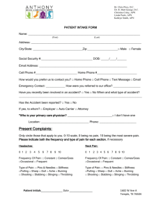New Patient Forms - Anthony Medical & Chiropractic Center