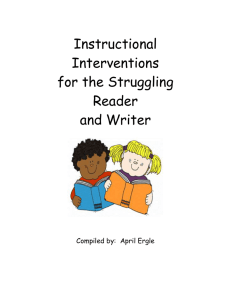 Instructional Interventions