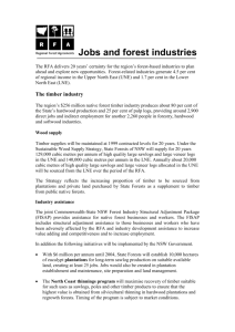 Jobs and forest industries
