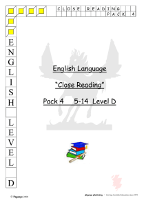English_Close_Reading_Pack_4_D_