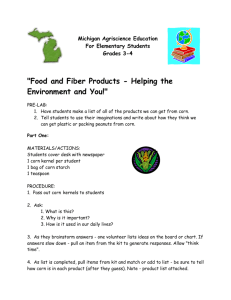 "Food and Fiber Products - Helping the Environment and You