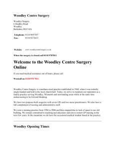 Woodley Centre Surgery - practice complaints procedure