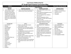 Regents Earth Science Curriculum Map