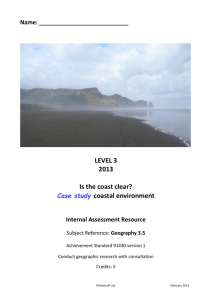 3.5 Research assessment - coastal